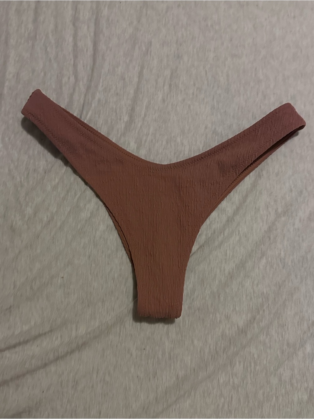 TJ Swim Mauve High-Cut Bikini Bottom